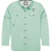 Jetty Bowline Long Sleeve Guide Shirt - Mint - Large